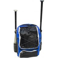 Trademark Innovations Baseball, Softball Equipment Storage Backpack for Bat, Helmet, Gloves, Shoes