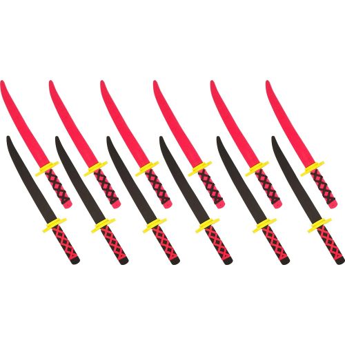  Foam Ninja Swords Set of 12 - Safe Fun - by Trademark Innovations