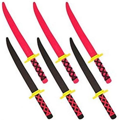  Foam Ninja Swords Set of 6 - Safe & Fun - by Trademark Innovations