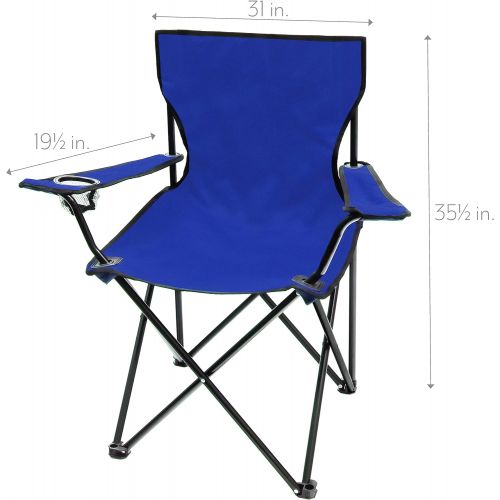  Trademark Innovations Portable Folding Camp Chair