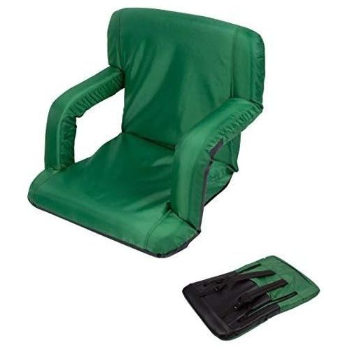  Trademark Innovations Portable Multiuse Adjustable Recliner Stadium Seat (Blue)