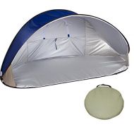 Trademark Innovations 7 Portable Pop-Up Wind & Sun Shelter Tent Canopy with Carry Bag