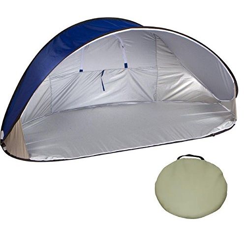  Trademark Innovations 7 Portable Pop-Up Wind & Sun Shelter Tent Canopy with Carry Bag