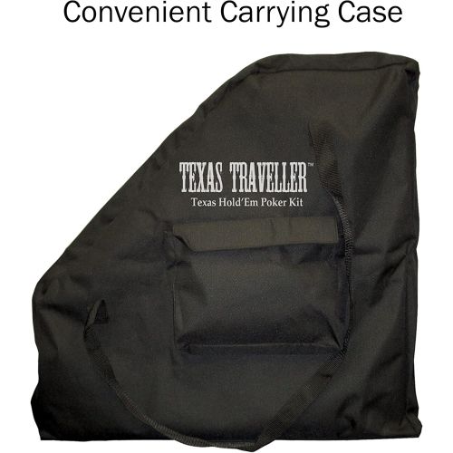  Trademark Poker Texas Traveller Table Top & Chip Travel Set