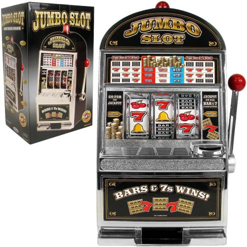  Trademark Poker Jumbo Slot Machine Bank - Replication