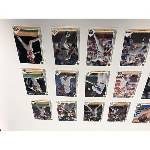  1991 Upper Deck Silver Slugger Baseball Trading card set (1-18) with Rickey Henderson and Barry Bonds