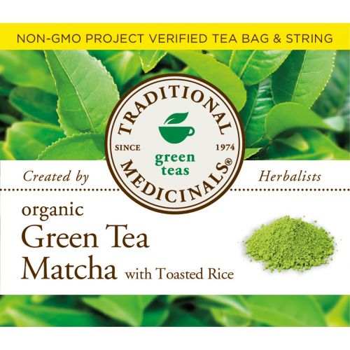  Traditional Medicinals Organic Green Tea Matcha, 16 CT
