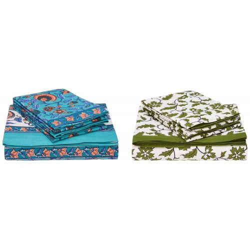  Traditional mafia traditional mafia RSES545503 Combo Bed Sheet Set, 90 x 108, Multicolor