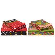 Traditional mafia traditional mafia RSES655035 Combo Bed Sheet Set, Multicolor, 90 x 108