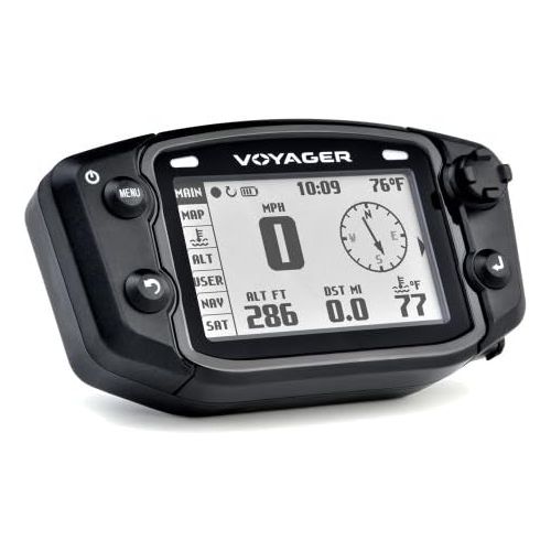  Trail Tech 912-102 Voyager Stealth Black Moto-GPS Computer