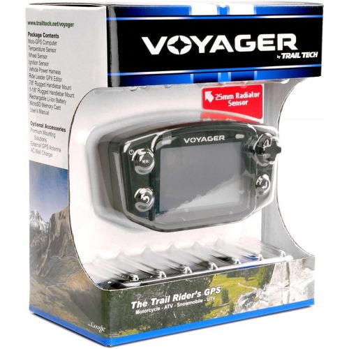  Trail Tech 912-102 Voyager Stealth Black Moto-GPS Computer