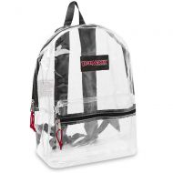 Trail maker 17 Trailmaker Backpack Bookbag, Clear Black Trim