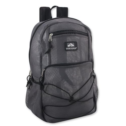  Trail maker Trailmaker Sheer Mesh Backpack Deluxe with Bungee Cord & Adjustable Padded Back Straps