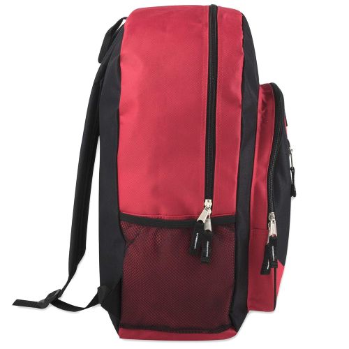  Trail maker Wholesale Trailmaker 19 Inch Multi Pocket Backpack in Bulk 24 Packs (Boys Assorted)