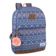 Trail maker Trailmaker Modern Backpack with Padded Straps, Suede Bottom, Fashion PomPom for School, College, Travel