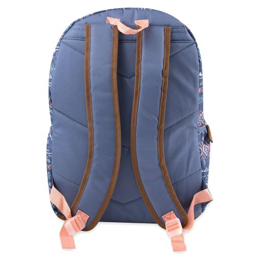  Trail maker Trailmaker Modern Backpack with Padded Straps, Suede Bottom, Fashion PomPom for School, College, Travel