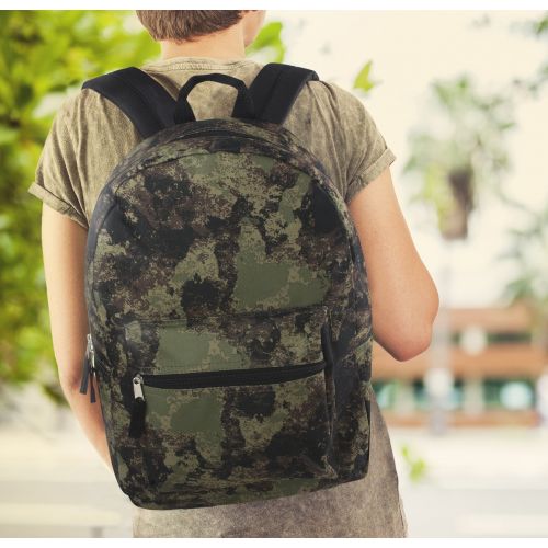  Trail maker Trailmaker Boys Printed 17 Inch Backpack with Pencil Pouch for School, Travel, Hiking, Camping