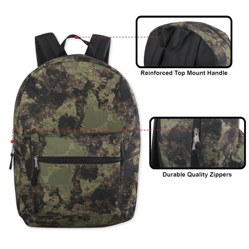  Trail maker Trailmaker Boys Printed 17 Inch Backpack with Pencil Pouch for School, Travel, Hiking, Camping