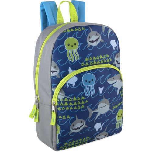  Trail maker Kids Character Backpacks for Boys & Girls (15”) with Adjustable, Padded Back Straps