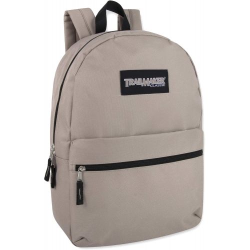  Trail maker 24 Pack- Classic 17 Inch Backpacks in Bulk Wholesale Back Packs for Boys and Girls