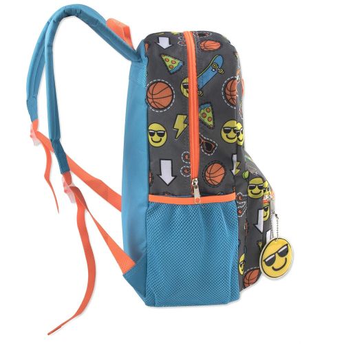  Trail maker Boys 6 in 1 Backpack Set With Lunch Bag, Pencil Case, Bottle, Keychain, Clip (Trucks)