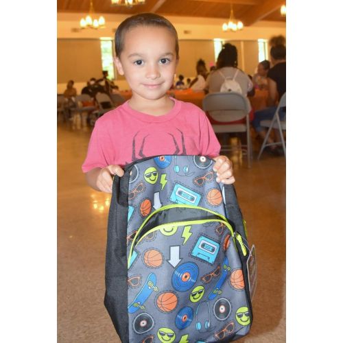  Trail maker Kids Character Backpacks for Boys & Girls (15”) with Adjustable, Padded Back Straps