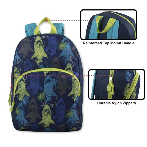  Trail maker Kids Character Backpacks for Boys & Girls (15”) with Adjustable, Padded Back Straps