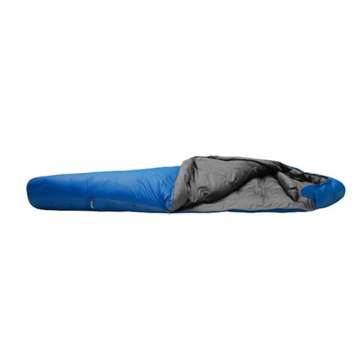  TrailHead Info Compression Sack Adult Duck Down Ultralight Mummy Sleeping Bag Perfect for Camping, Hiking, and Backpacking, 41F/5C 3-4 Season Warm and Comfortal,with 300G Filling,83x32 (Blue