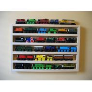 Train Rack Basic - Thomas Train Wooden Storage Display Wall Rack Shelf Play Table Accessory Case for Brio Chuggington Melissa and Doug