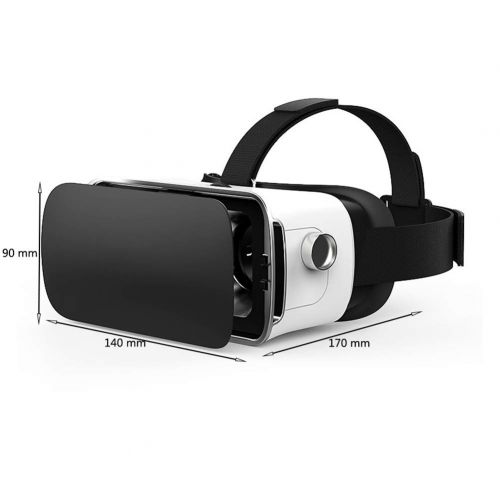  Traioy 3D VR Virtual Display Glasses for 3D Movie Games Comfortable VR Goggles Compatible with All Smartphones