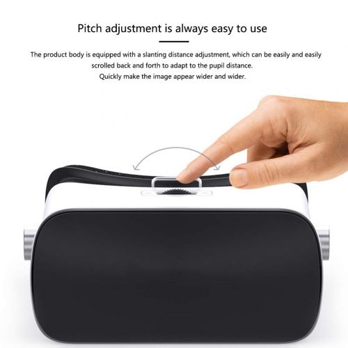  Traioy 3D VR Virtual Display Glasses for 3D Movie Games Comfortable VR Goggles Compatible with All Smartphones