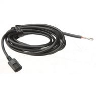 Tram TR50 Omni Lavalier Microphone with Unterminated Pigtail Leads (4.5' Cable, Black)