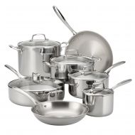 Tramontina 12-Piece Stainless Steel Tri-Ply Clad Cookware Set