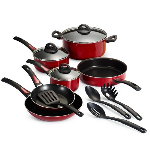  Tramontina 13 Piece EveryDay Red Nonstick Cookware Set