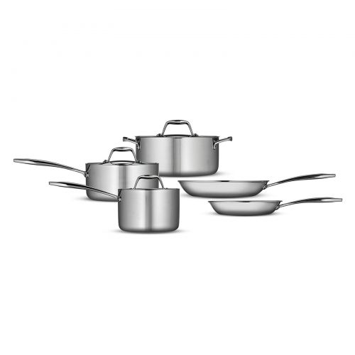  Tramontina Gourmet Tri-Ply Clad 8 Piece Cookware Set