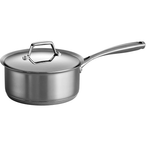  Tramontina Gourmet Prima 3-Quart Covered Sauce Pan with Tri-Ply Base