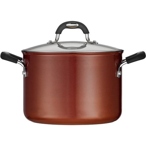  Tramontina Style 6-Quart Ceramic Nonstick Covered Stock Pot