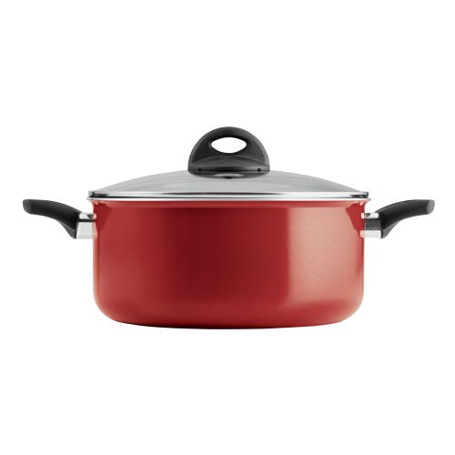  Tramontina 5 Qt EveryDay Red Nonstick Covered Dutch Oven