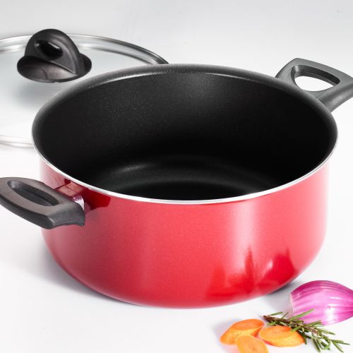  Tramontina 5 Qt EveryDay Red Nonstick Covered Dutch Oven