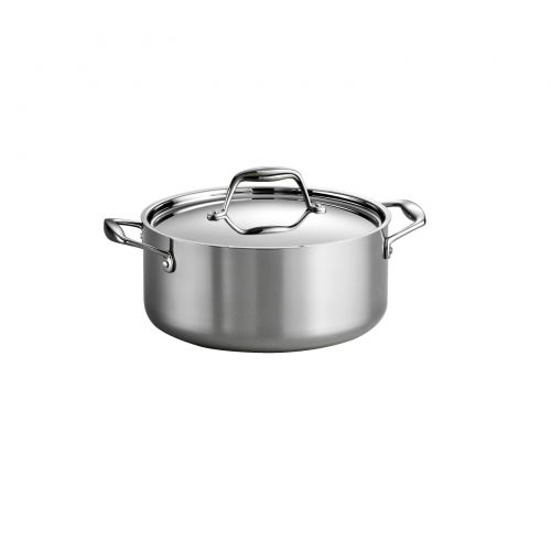  Tramontina Gourmet Tri-Ply Clad Covered Dutch Oven