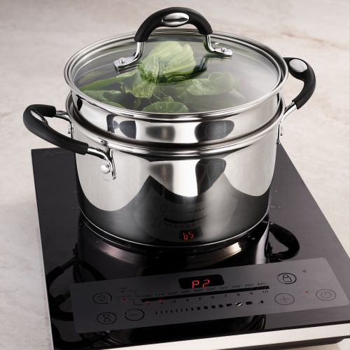  Tramontina Stainless Steel 3 Quart Steamer & Double-Boiler, 4 Piece