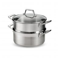 [아마존베스트]Tramontina Pro-Line 5 Qt. Stainless Steel Steamer Set