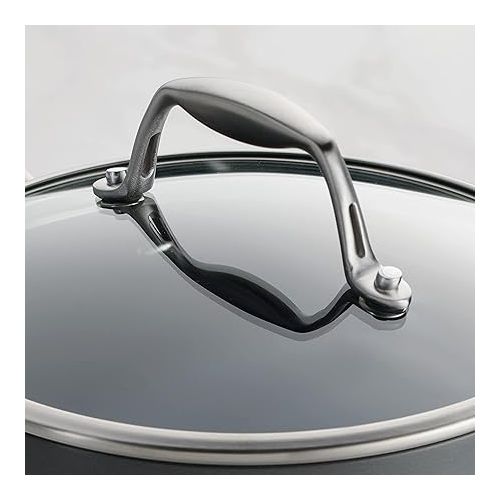  Tramontina Covered Sauce Pan Hard Anodized 2 Qt