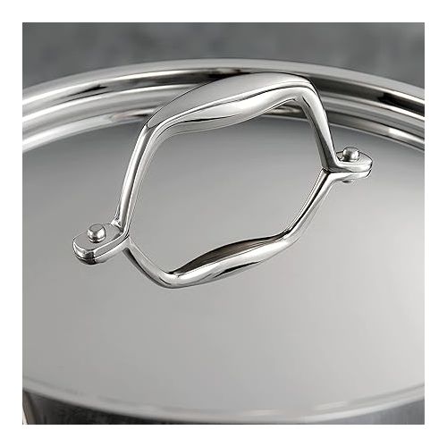  Tramontina Covered Sauce Pan Stainless Steel Tri-Ply Clad 3 Qt, 80116/023DS