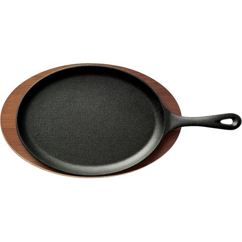  Tramontina 6 pc Fajita Pan Set, Medium, Cast Iron