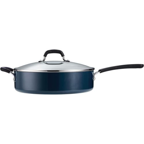  Tramontina Covered Nonstick Jumbo Cooker 5.5 Qt Blue, 80156/079DS