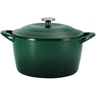 [아마존베스트]Tramontina 7 Qt Enameled Cast Iron Covered Tall Round Dutch Oven (Artic Blue) - 80131/362DS