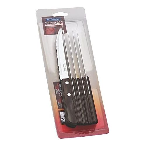  [아마존베스트]Tramontina 6-Piece Knife Set, Black