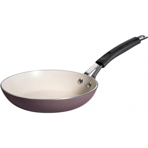  Tramontina 80151065DS Style Simple Cooking Heavy-Gauge Aluminum, PFOA-Free Nonstick Fry Pan, 8-Inch, Plum, Made in USA