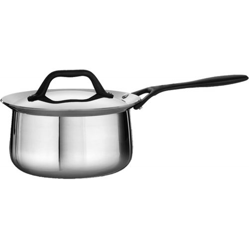  Tramontina Limited Editions Barazzoni 2 Quart Stainless Steel Covered Tri-Ply Clad Sauce Pan